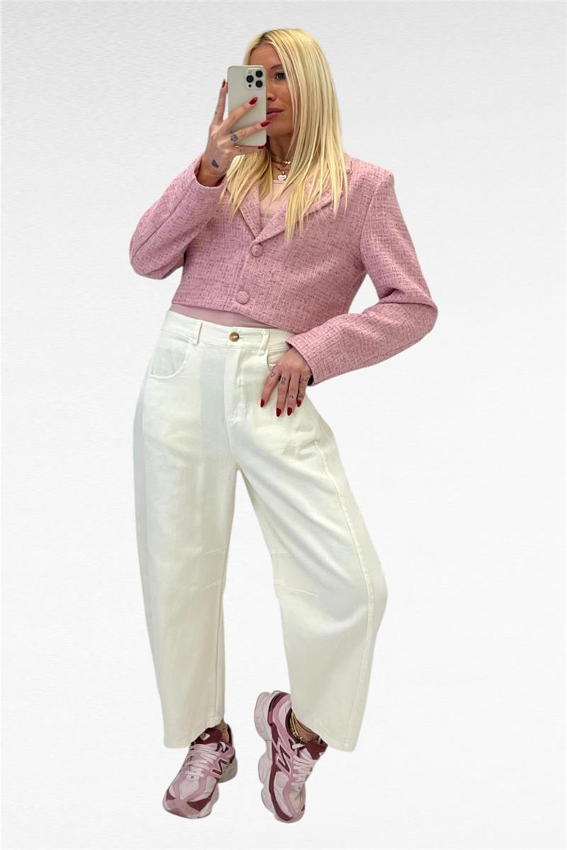 giacchina crop con bottone muse